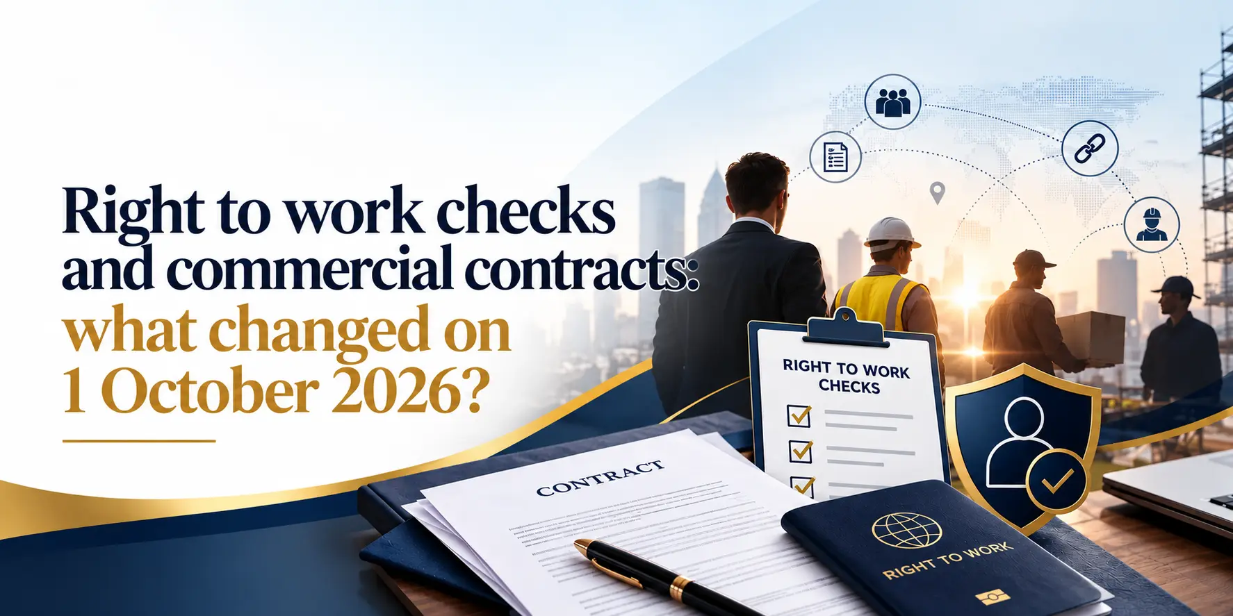 Right to work checks and commercial contracts: what changed on 1 October 2026?